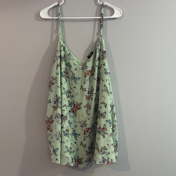 torrid Tops - Torrid Mint Butterfly Print Camisole